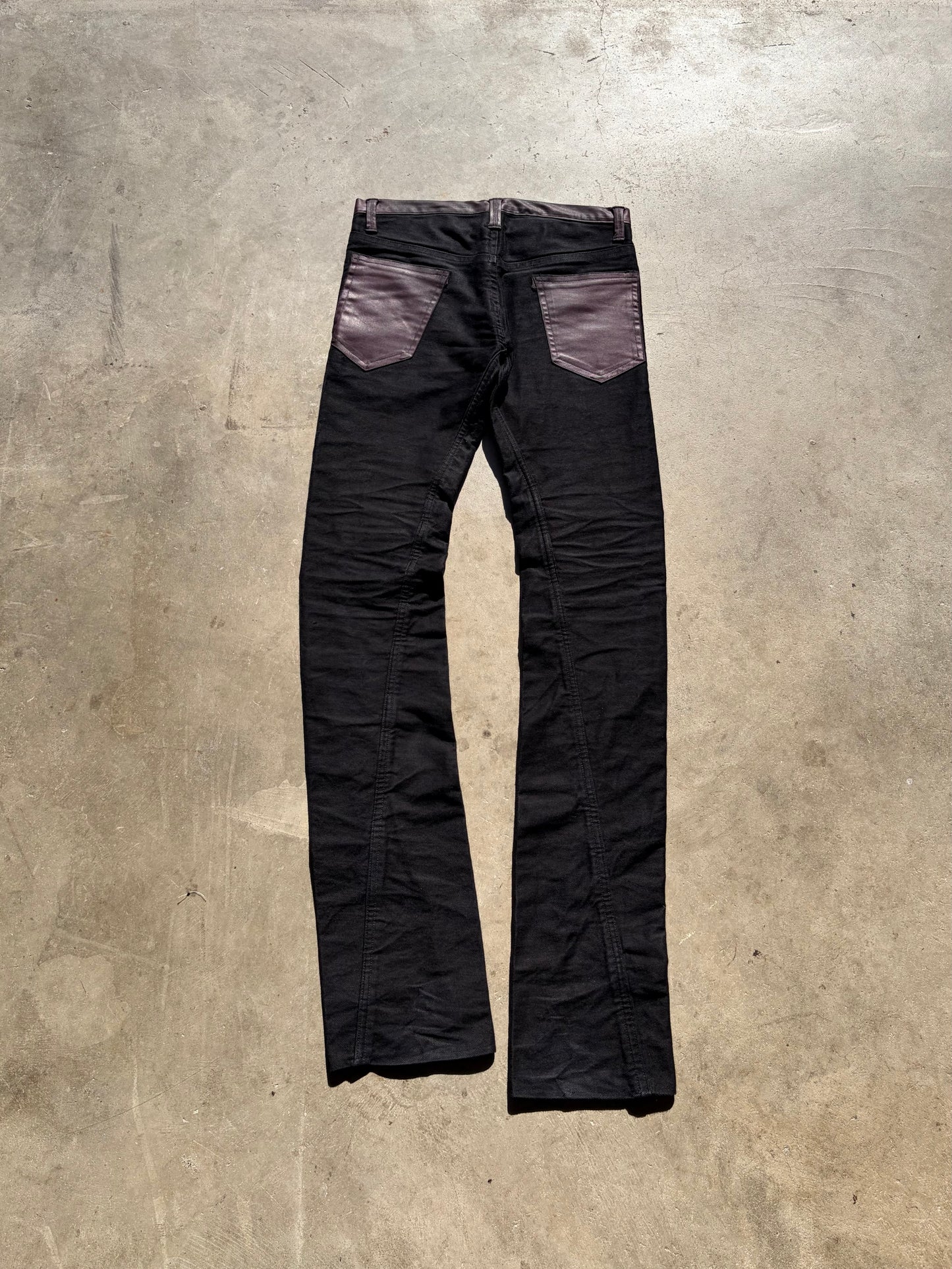 OxBlood Waxed Denim